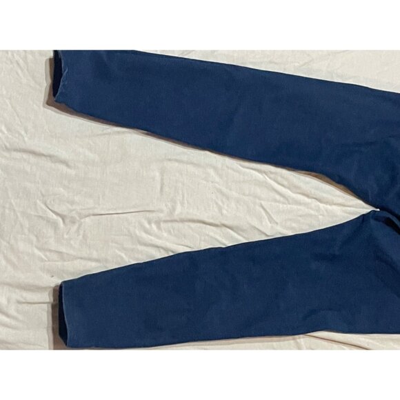 a new day jegging leggings solid blue back pockets cotton blend size medium READ - Picture 8 of 8